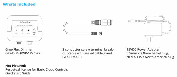 Grow Flux Chroma Dimmer & Cable (RS485)