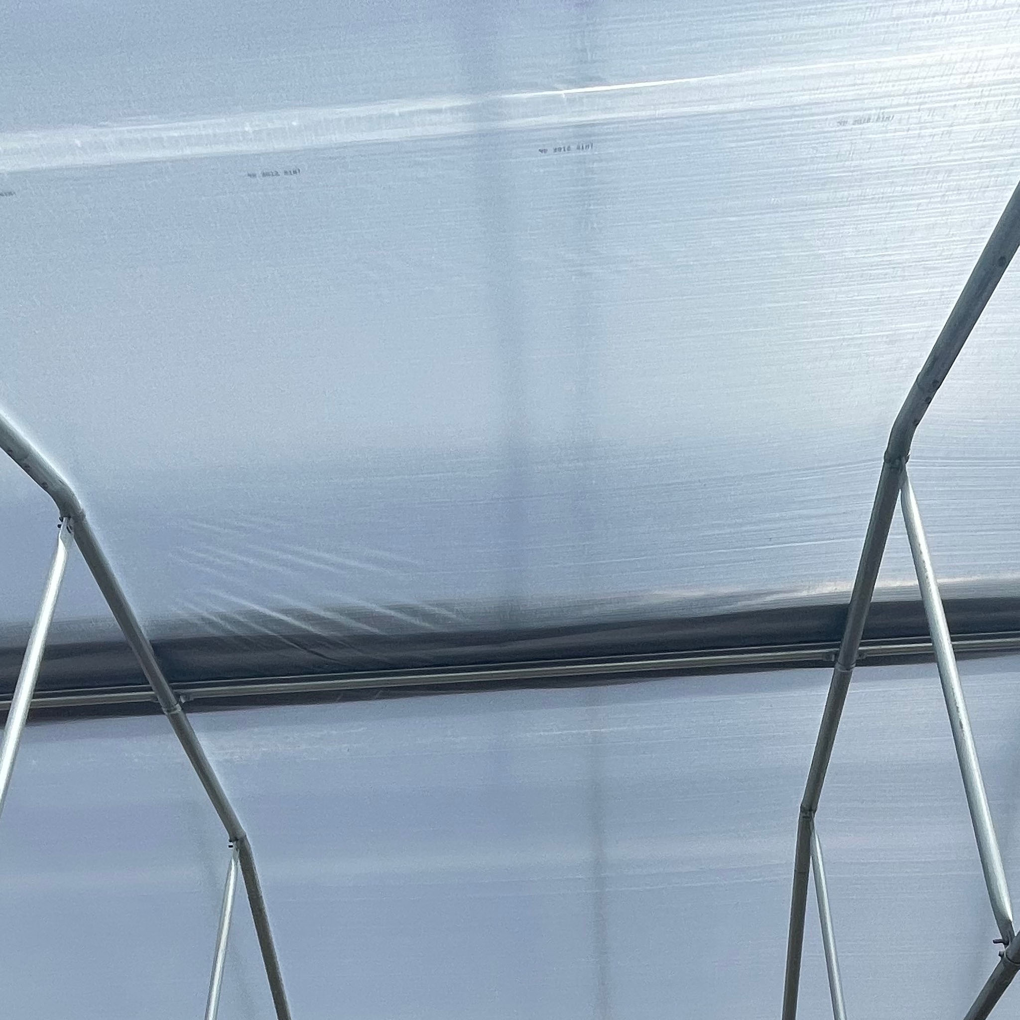 9Mil Heavy-Duty Clear Woven Greenhouse Plastic, 6y UV, Anti-Drip, 195gsm