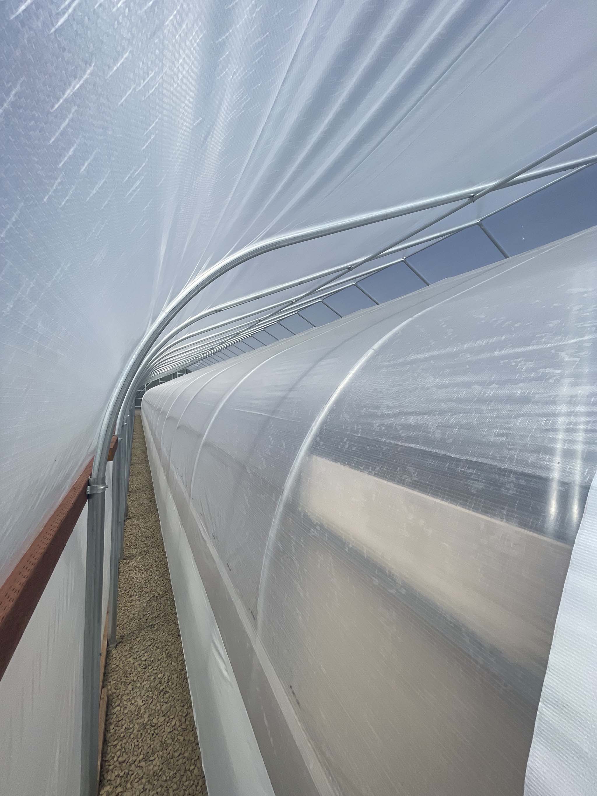 9Mil Heavy-Duty Clear Woven Greenhouse Plastic, 6y UV, Anti-Drip, 195gsm