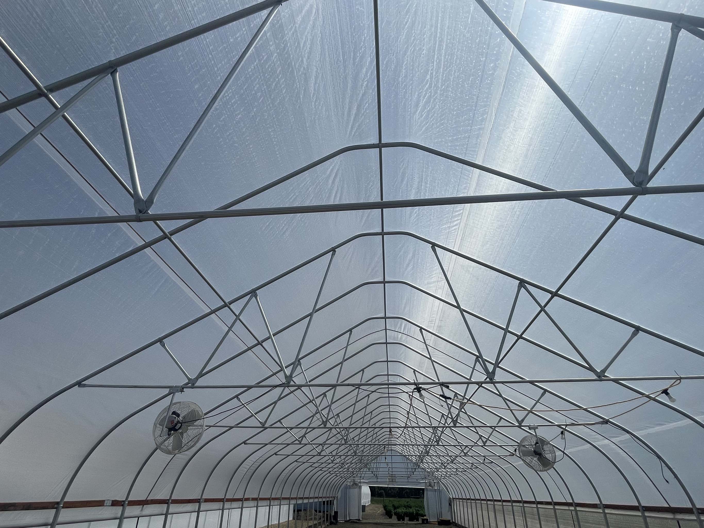 9Mil Heavy-Duty Clear Woven Greenhouse Plastic, 6y UV, Anti-Drip, 195gsm