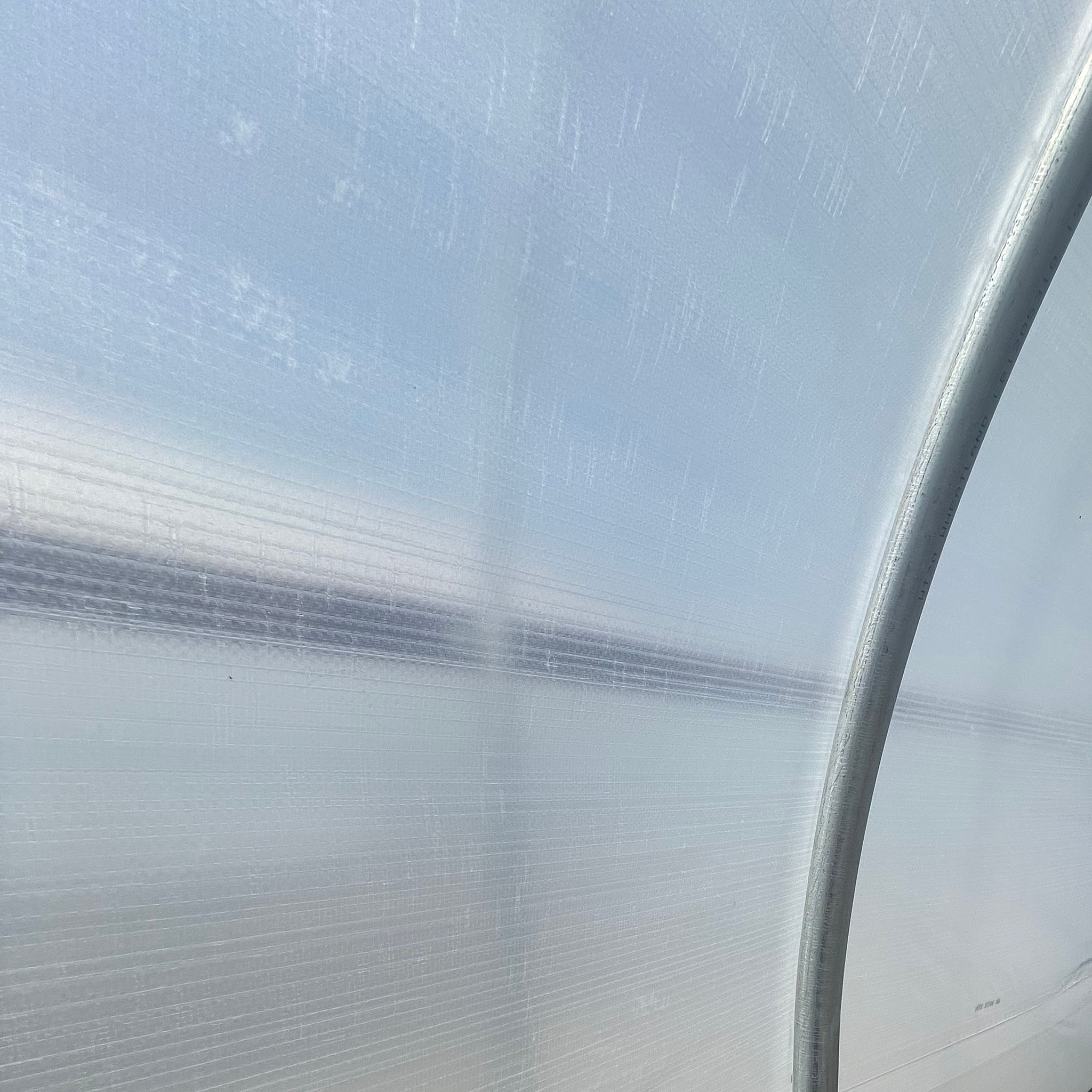 9Mil Heavy-Duty Clear Woven Greenhouse Plastic, 6y UV, Anti-Drip, 195gsm