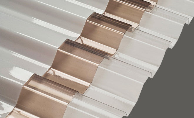 Rooflite Polycarbonate Corrugated Panels 0.8 mm / GRECA / 1 UV