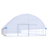 30'x50' NRCS Quonset High Tunnel w/ End Walls + Woven Poly