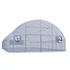 30'x80' Automated Four Season Quonset Greenhouse w/ Twinwall Ends + Evap. Cooling