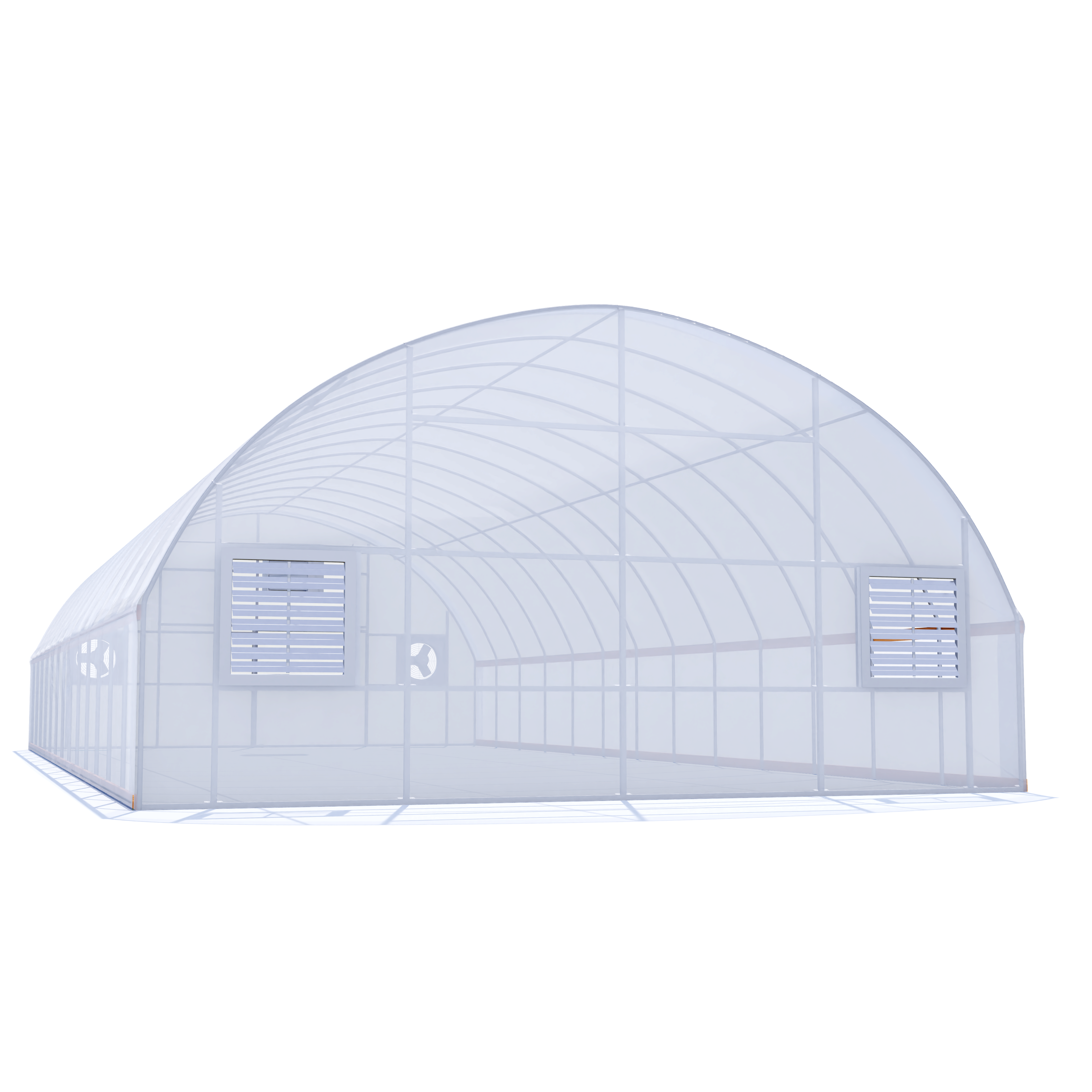 30'x80' Auto Ventilated Quonset Greenhouse w/ Heater + Double Poly