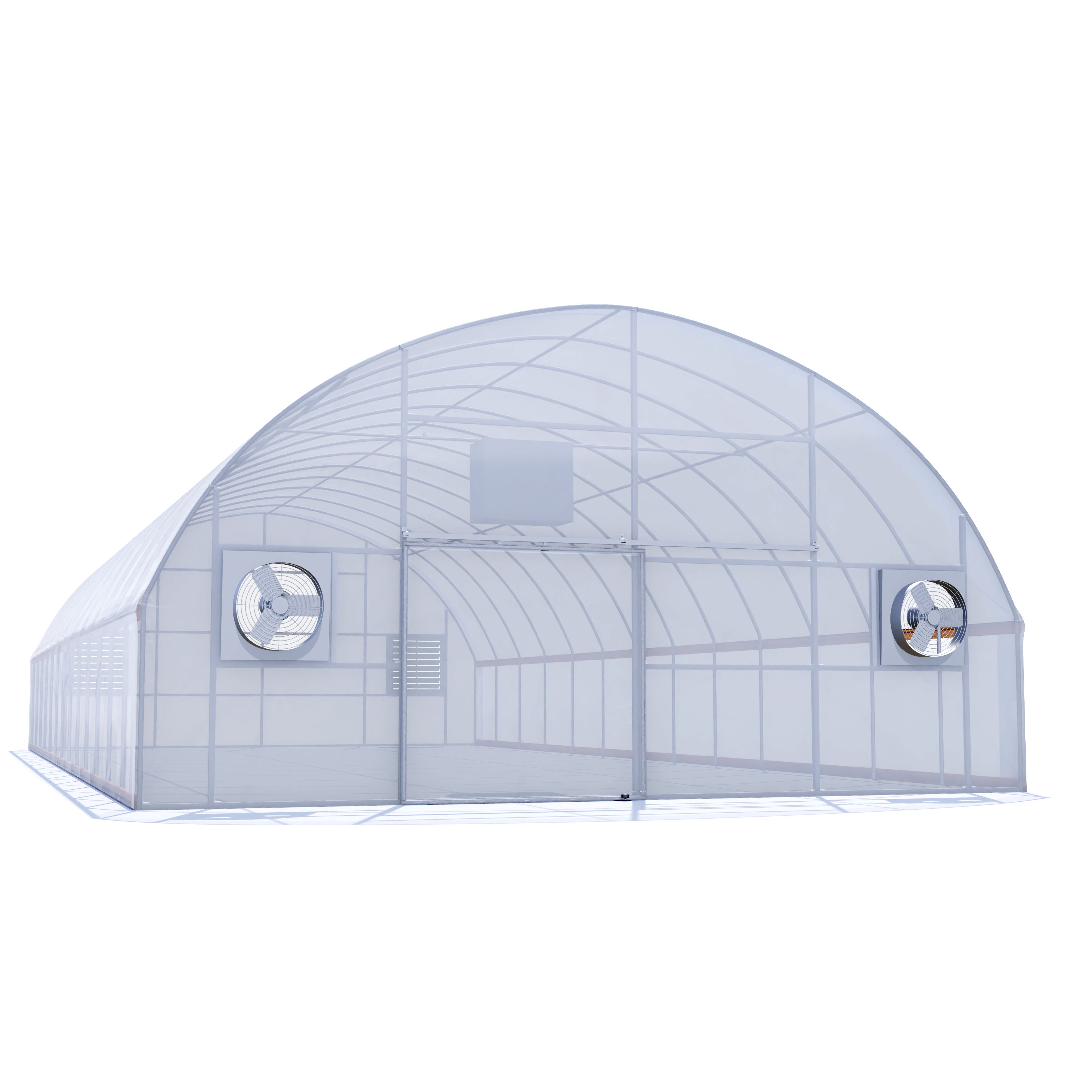 30'x80' Auto Ventilated Quonset Greenhouse w/ Heater + Double Poly