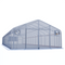 Hortitech 20'x100' Automated Four Season Semi-Gable Greenhouse w/ Twinwall Ends + Evap. Cooling