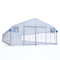 Hortitech 20'x80' Auto Ventilated Semi-Gable Greenhouse w/ Roll-up Sides