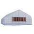 30'x80' Automated Four Season Semi-Gable Greenhouse w/ Twinwall Ends + Evap. Cooling