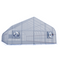 Hortitech 30'x50' Automated Four Season Semi-Gable Greenhouse w/ Twinwall Ends + Evap. Cooling