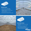 20'x60' Greenhouse Frame Semi-Gable