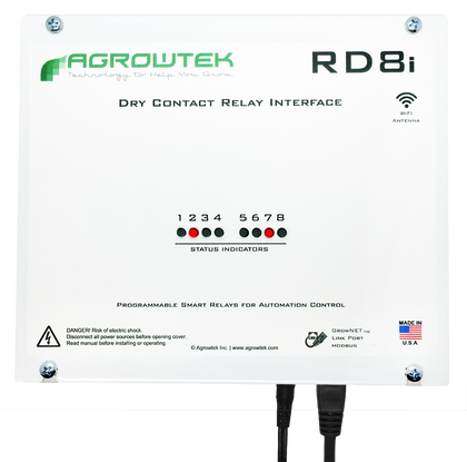 GrowControl™ RD8i+ Digital Intelligent 8-Contact Relay