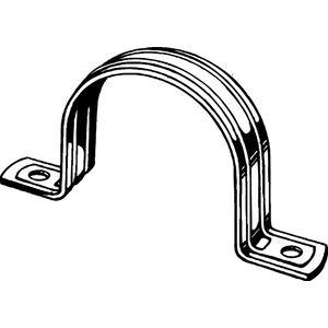 Individual Two-Hole Conduit Straps (Multiple Sizes)