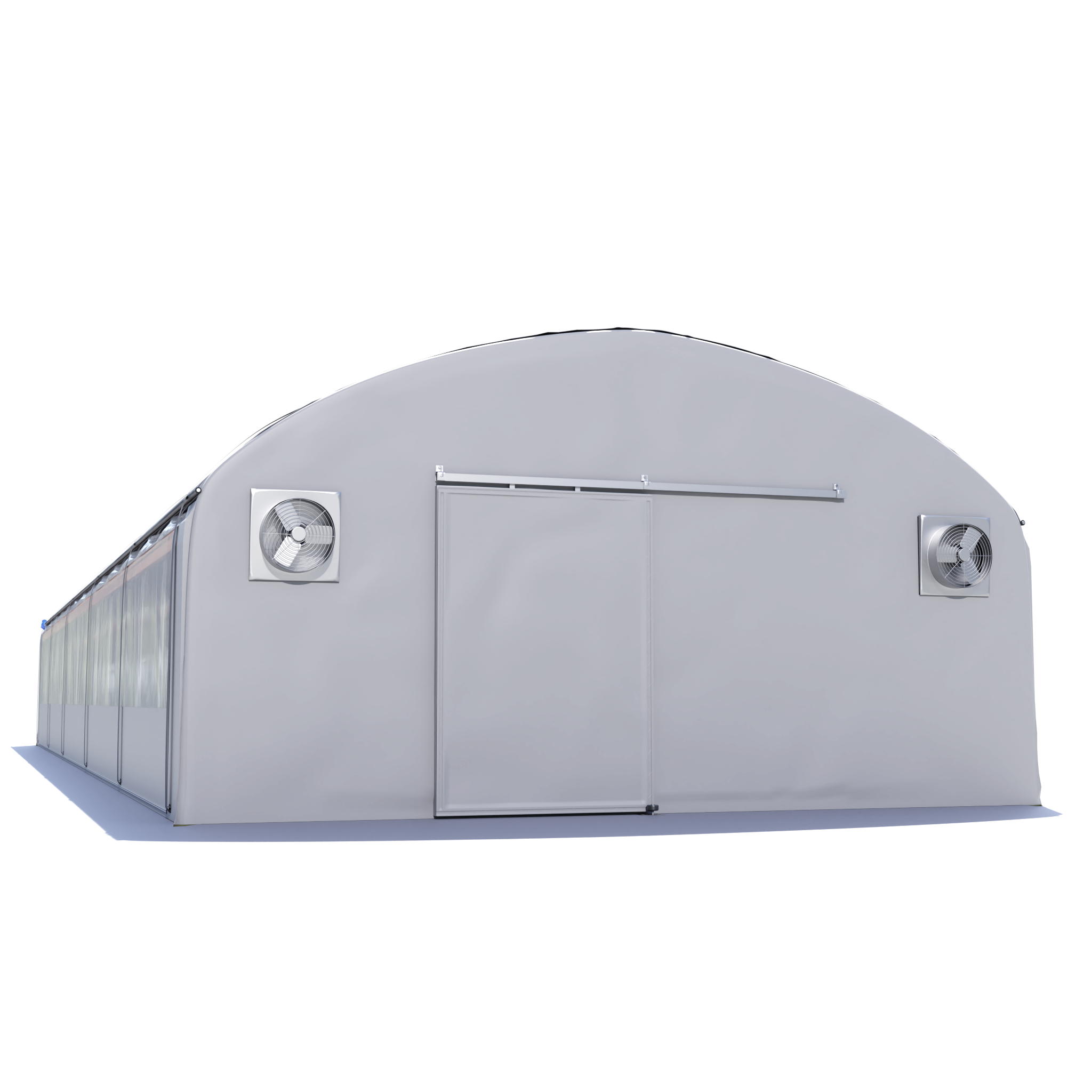 Hortitech 20'x45' Quonset Auto External Light Deprivation Greenhouse