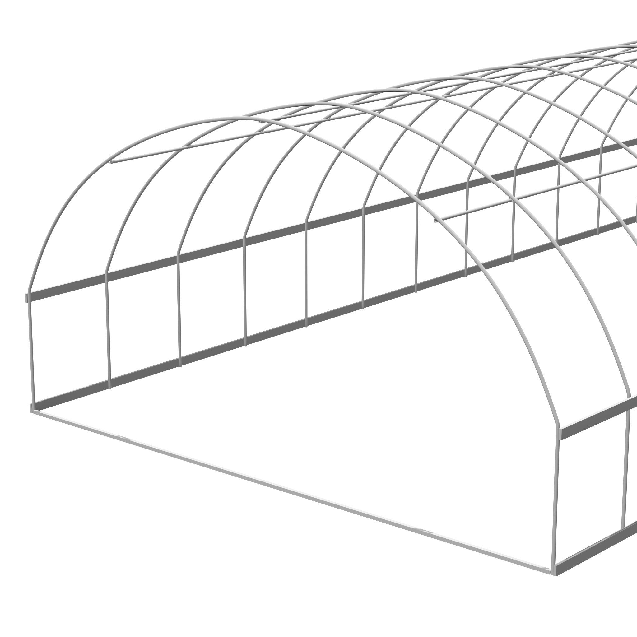 30'x45' Greenhouse Frame Quonset