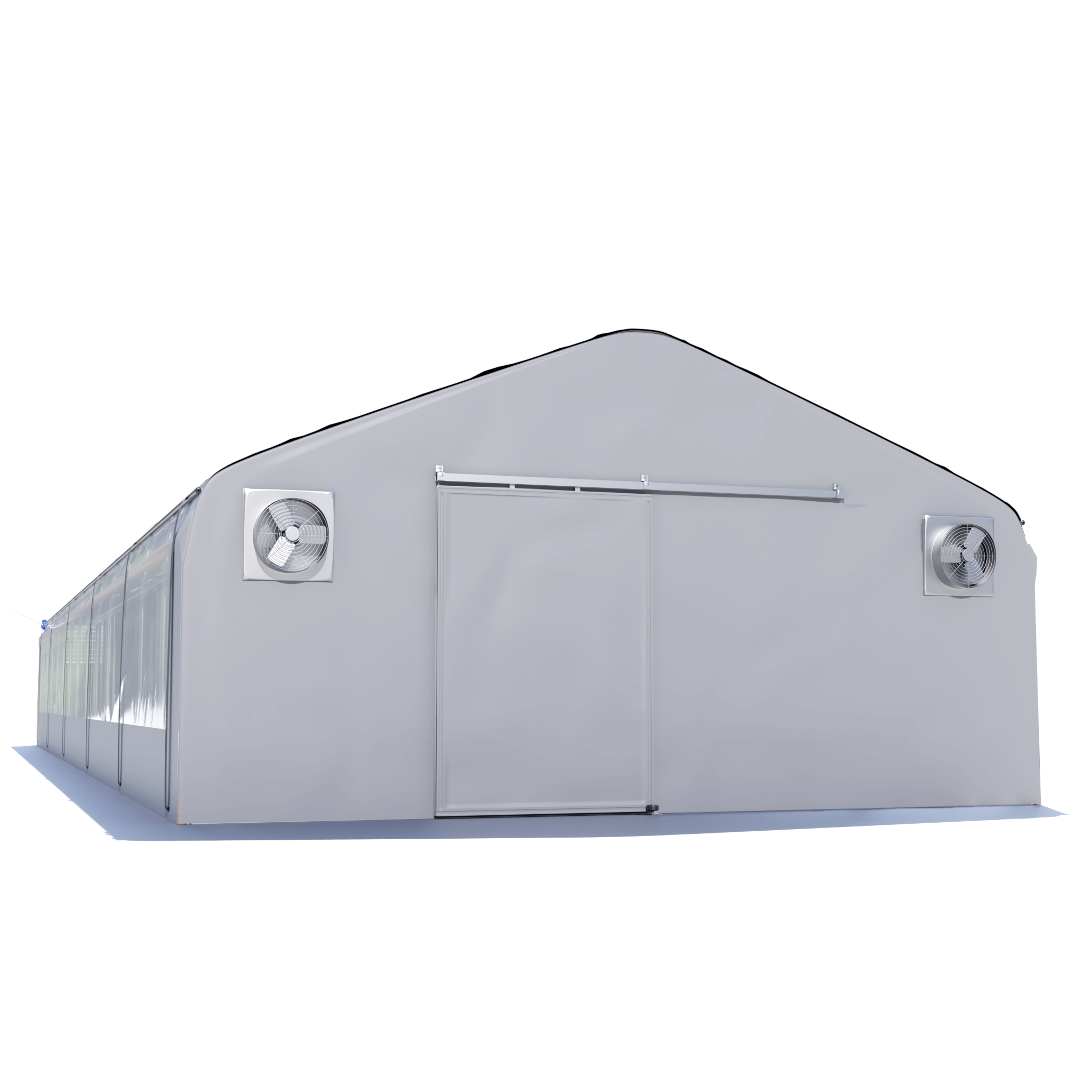 Hortitech 20'x48' Semi-Gable Auto External Light Deprivation Greenhouse