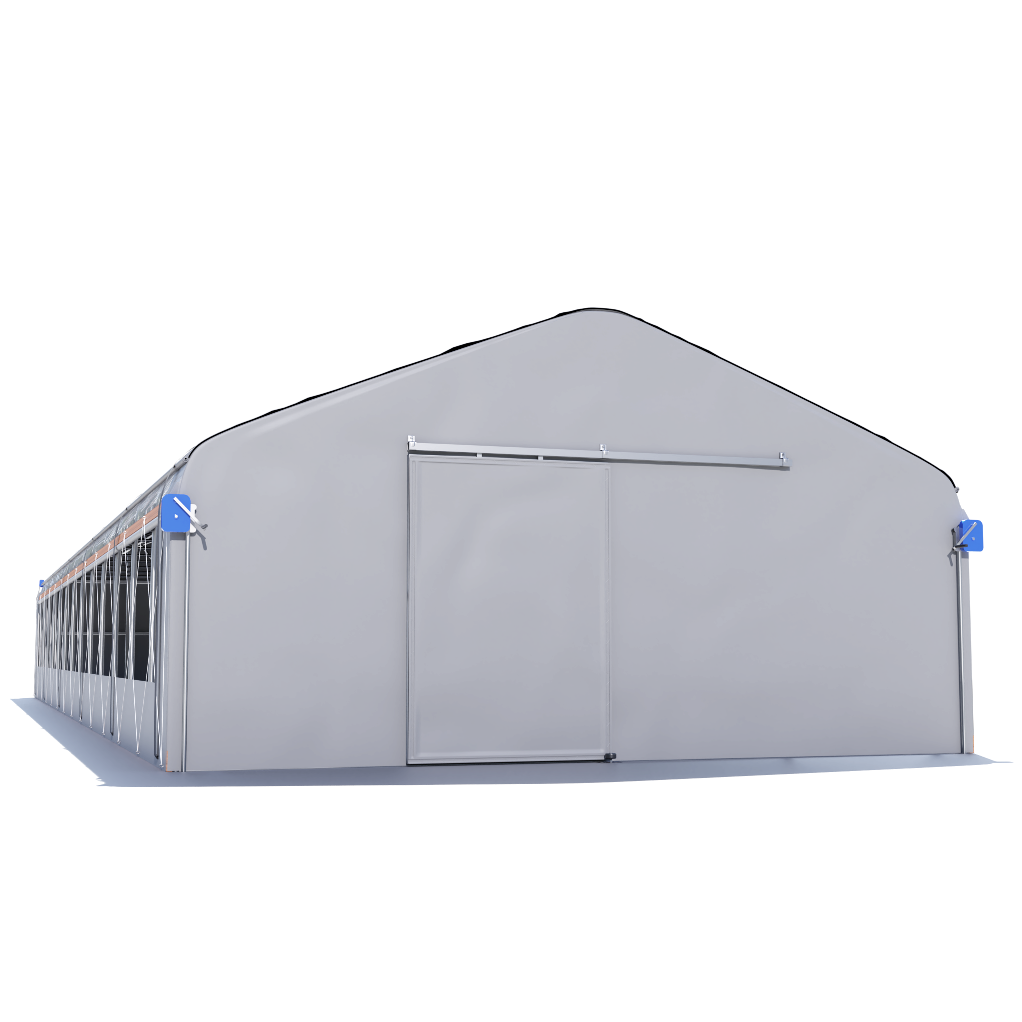 Semi-Gable 20'x96' Manual External Light Dep Kit