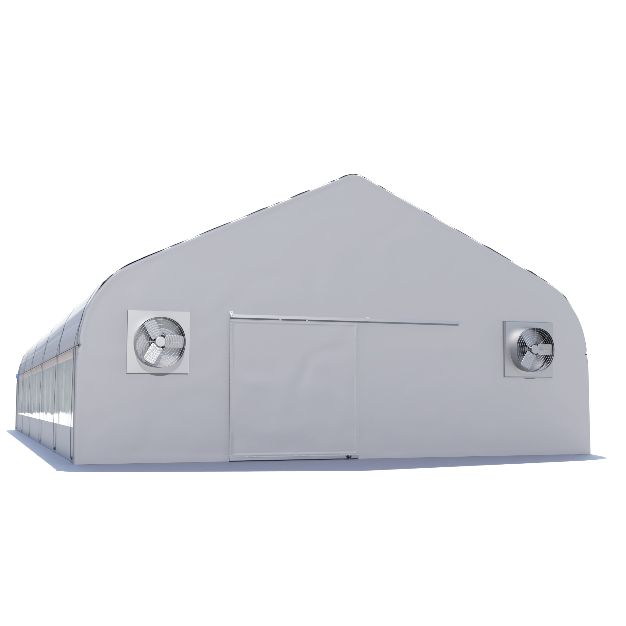 Hortitech 30'x48' Semi-Gable Auto External Light Deprivation Greenhouse